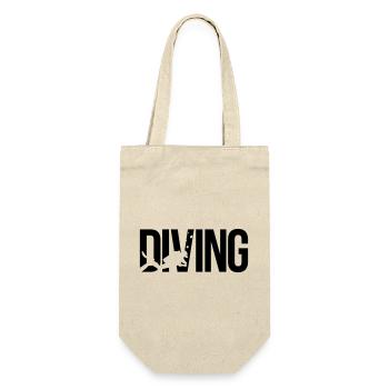 diving scuba - Gift Bag for Bottles - nature - Front