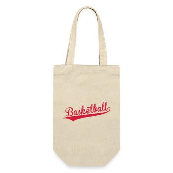 Basketball - Basket Ball - Game - Sport - Player - Geschenkbeutel für Flaschen - Natur - Vorne