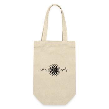 Dartboard heartbeat game / dartboard heart rate game - Gift Bag for Bottles - nature - Front