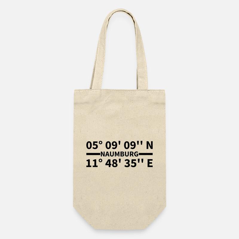 Naumburg coordinates - Gift Bag for Bottles - nature