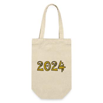 NOËL. ANNEE. ANNIVERSAIRE. RETRAITE. PAPA. MAMAM. - Sac à bouteille - nature - Devant