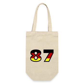 87 Number Germany Jersey - Gift Bag for Bottles - nature - Front