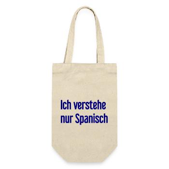I only understand Spanish - Gift Bag for Bottles - nature - Front