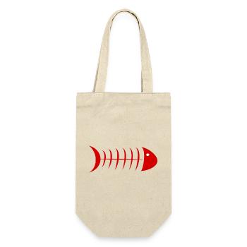 FISH. APRIL FOOL. HOLIDAY. SUMMER. HUMOR - Gift Bag for Bottles - nature - Front