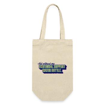 Emotional Support Water Bottle - Gift Bag for Bottles - nature - Front