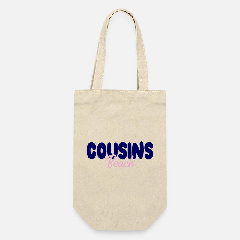 Cousins Beach – Bold & Soft - Geschenkbeutel für Flaschen - Natur