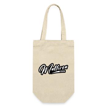 Mallorca 2026 lettering - Gift Bag for Bottles - nature - Front