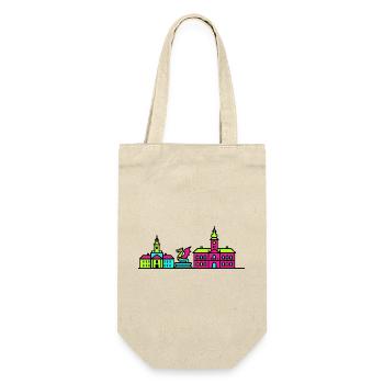 Skyline de la ville de Klagenfurt Lindwurm Art moderne - Sac à bouteille - nature - Devant