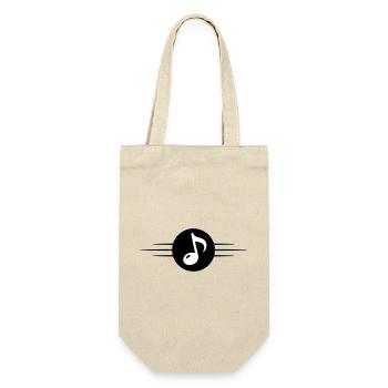 Music Note Symbol Line - Gift Bag for Bottles - nature - Front