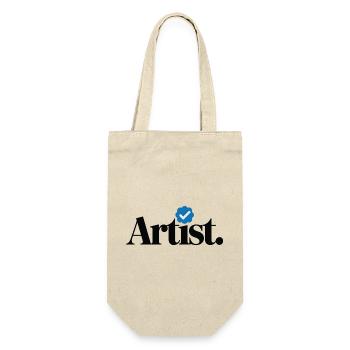 Verified Artist Funny - Gift Bag for Bottles - nature - Front