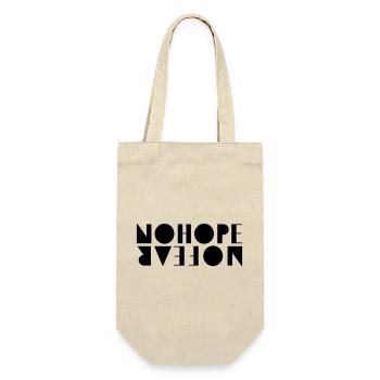NoHopeNoFear - Geschenkbeutel für Flaschen - Natur - Vorne