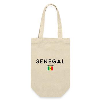 Fierté sénégalaise, design minimaliste et élégant - Sac à bouteille - nature - Devant