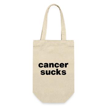 Le cancer, c’est vraiment dur - Sac à bouteille - nature - Devant