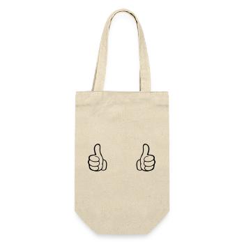 like hand - Gift Bag for Bottles - nature - Front