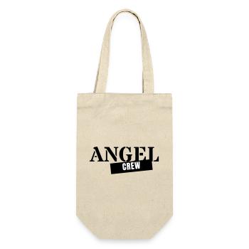 Angel Crew - Angler Angelverein Petriheil Team - Geschenkbeutel für Flaschen - Natur - Vorne