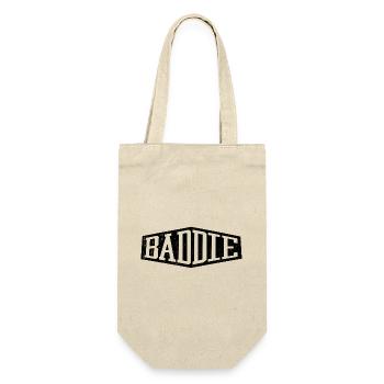 Baddie böses Mädchen - Geschenkbeutel für Flaschen - Natur - Vorne