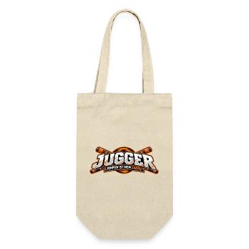 Jugger Cardio Kampf - Geschenkbeutel für Flaschen - Natur - Vorne