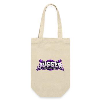 Jugger Zähle Bis 5 - Geschenkbeutel für Flaschen - Natur - Vorne