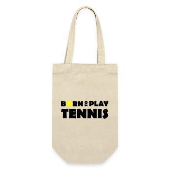 Born to play Tennis - Sac à bouteille - nature - Devant