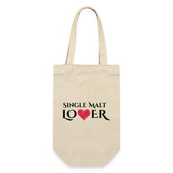 Single Malt Lover - Geschenkbeutel für Flaschen - Natur - Vorne