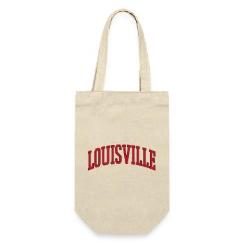 Louisville Varsity Arch - Geschenkbeutel für Flaschen - Natur - Vorne