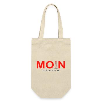 Moin Leuchtturm Campen, Nordsee, Deutschland - Geschenkbeutel für Flaschen - Natur - Vorne