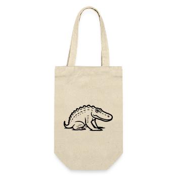 crocodile - Gift Bag for Bottles - nature - Front