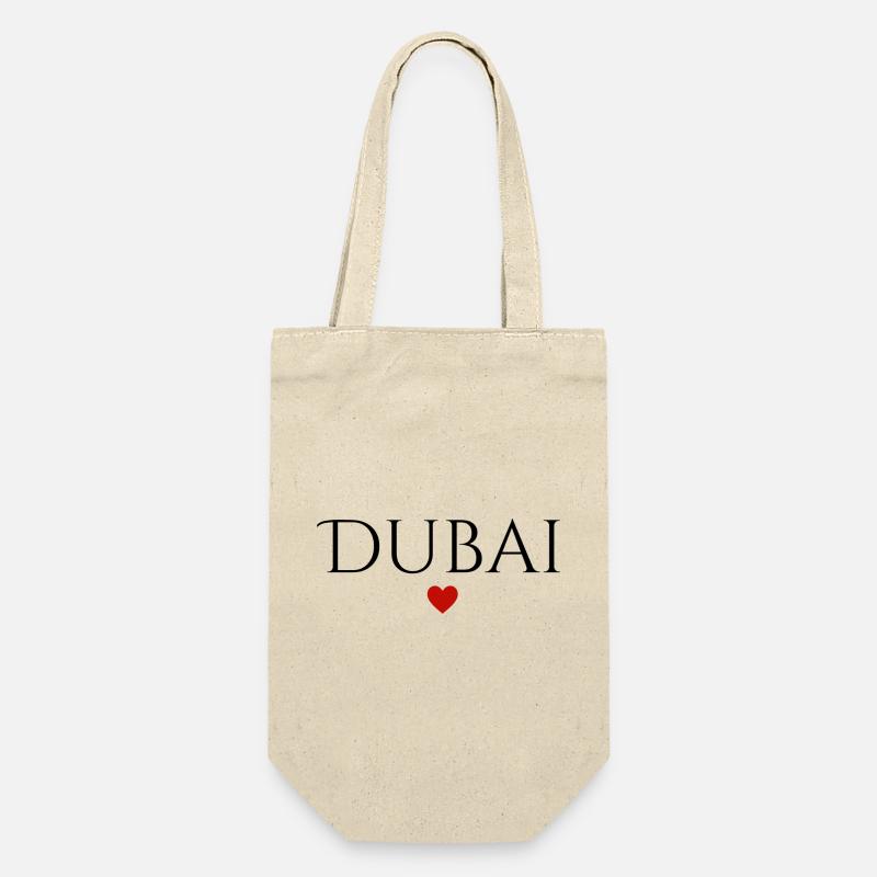 Dubai - Geschenkbeutel für Flaschen - Natur