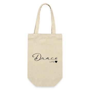 Dance Life - Geschenkbeutel für Flaschen - Natur - Vorne