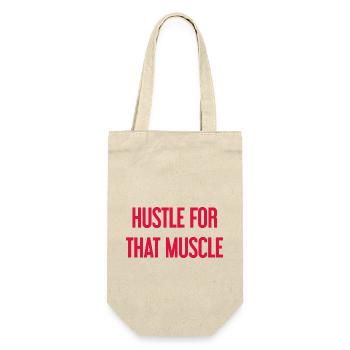 Se démener pour ce muscle - Sac à bouteille - nature - Devant
