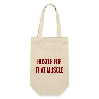 Se démener pour ce muscle - Sac à bouteille - nature - Devant