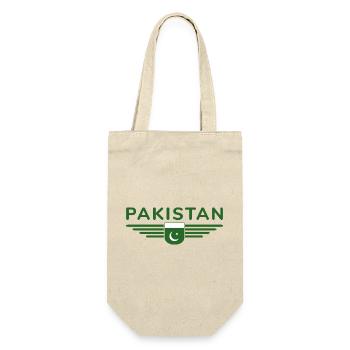 Pakistan Design – Proud of the homeland - Gift Bag for Bottles - nature - Front
