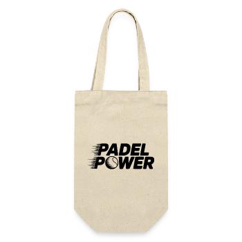 Padel Power - Gift Bag for Bottles - nature - Front