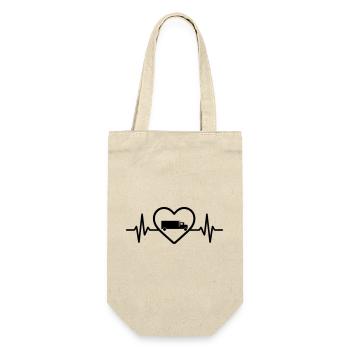 Truck Driver Heart Transport - Gift Bag for Bottles - nature - Front