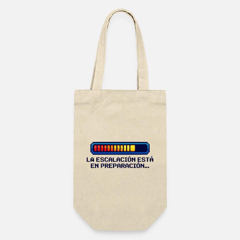 Escalation Shirt Nerd Geek Español - Gift Bag for Bottles - nature