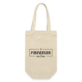 Miniversion von Oma | Minime Oma 2026 Baby - Gift Bag for Bottles - nature - Front