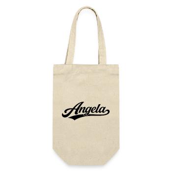 Angela name first last family - Gift Bag for Bottles - nature - Front