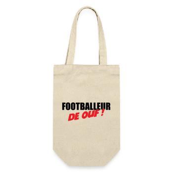 Footballeur de Ouf : Affichez Votre Talent Brut - Sac à bouteille - nature - Devant