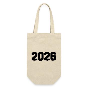 2026- - Gift Bag for Bottles - nature - Front