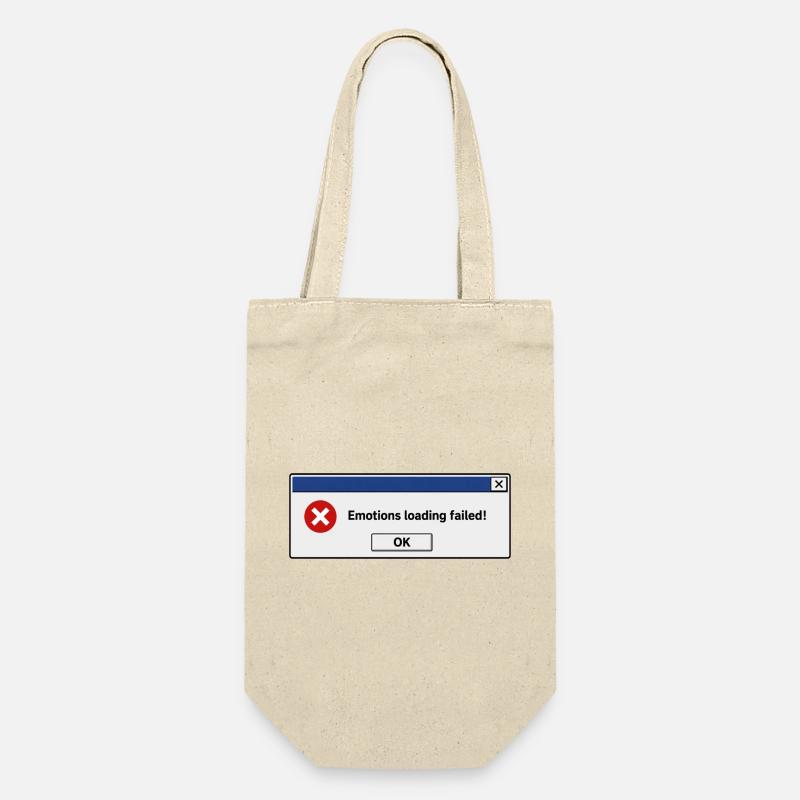 Emotions Loading Failed | Introvertierter Humor - Geschenkbeutel für Flaschen - Natur