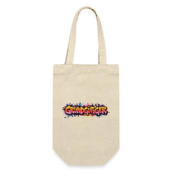Grundgütger Graffiti Neon-Explosion - Geschenkbeutel für Flaschen - Natur - Vorne