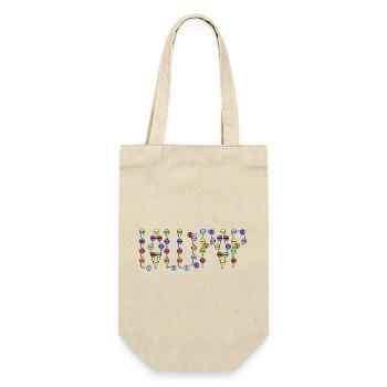 Typographie de la sucette - Sac à bouteille - nature - Devant
