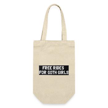Free rides for gothic girls - Gift Bag for Bottles - nature - Front