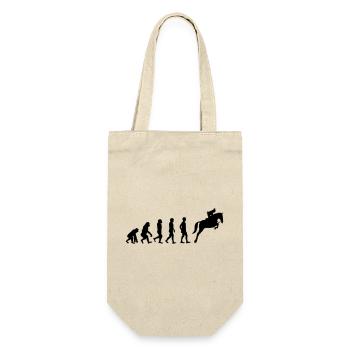 Reiter Evolution - Geschenkbeutel für Flaschen - Natur - Vorne