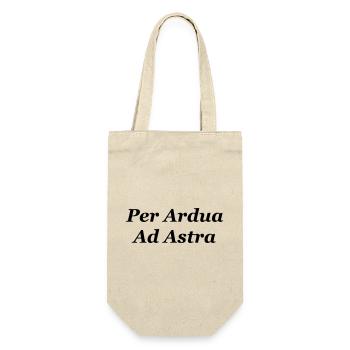 Cool Quote in Latin - Per Ardua Ad Astra - Gift Bag for Bottles - nature - Front