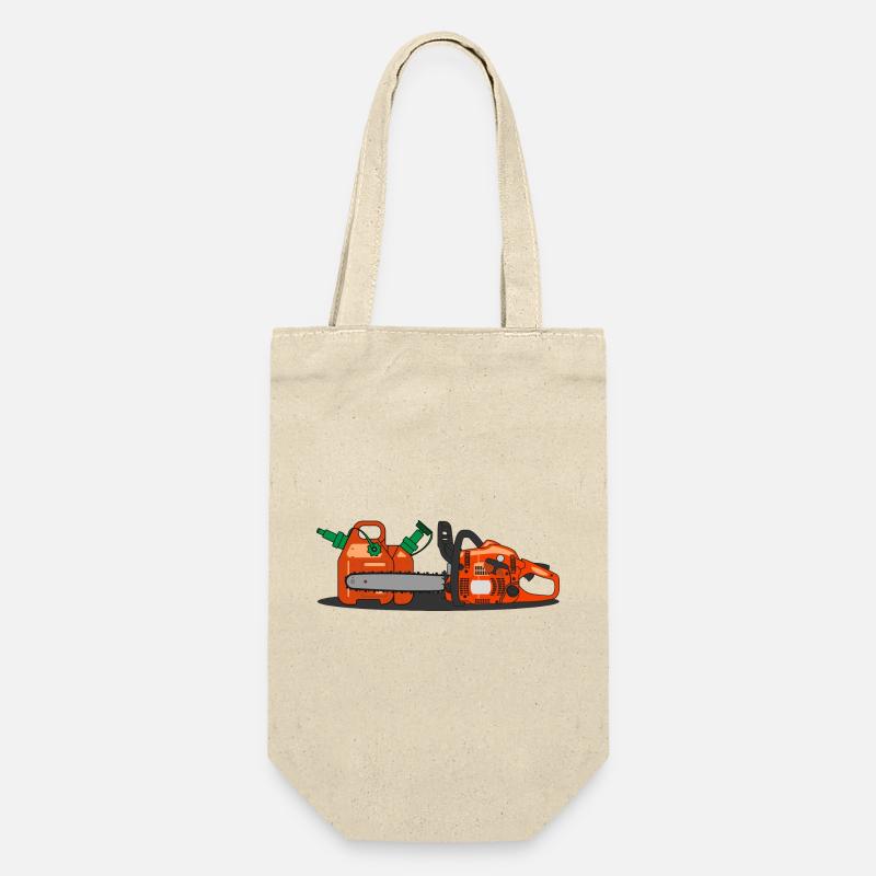 Tronçonneuse et conteneur combiné - Sac à bouteille - nature