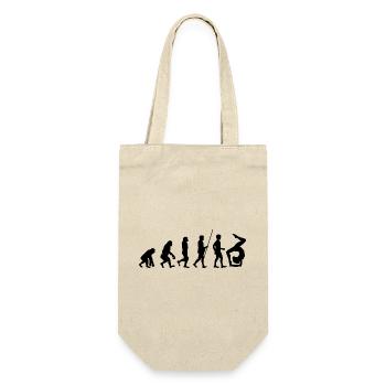 Gymnast Turner Evolution the gymnast - Gift Bag for Bottles - nature - Front