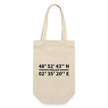 Chelles coordinates - Gift Bag for Bottles - nature - Front