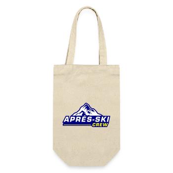Apres Ski Crew - Geschenkbeutel für Flaschen - Natur - Vorne