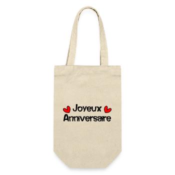 JOYEUX ANNIVERSAIRE - Sac à bouteille - nature - Devant